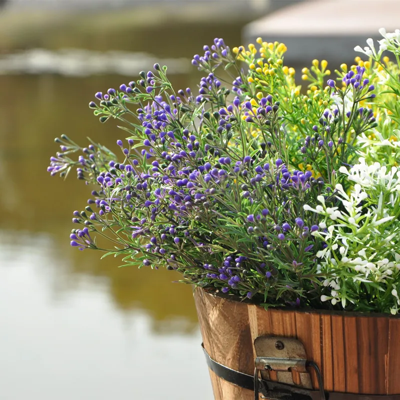 Silk flowers Home Wedding decoration fake plants artificial fake trees silk flowers white