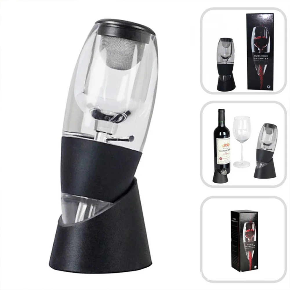 

Mealivos Red Wine Aerator Filter Wine Hopper Filter Set Wine Essential Equipment Wine Quick Aerator
