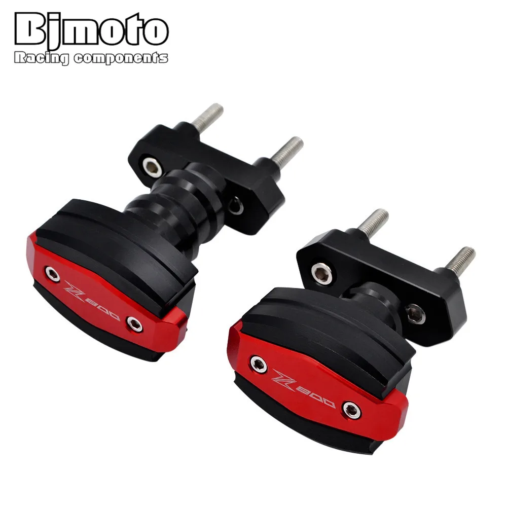 

BJMOTO For Kawasaki Z800 2013-2017 Falling Protectors CNC Alloy Frame Slider Anti Crash Caps engine protection Crash Pad Protect