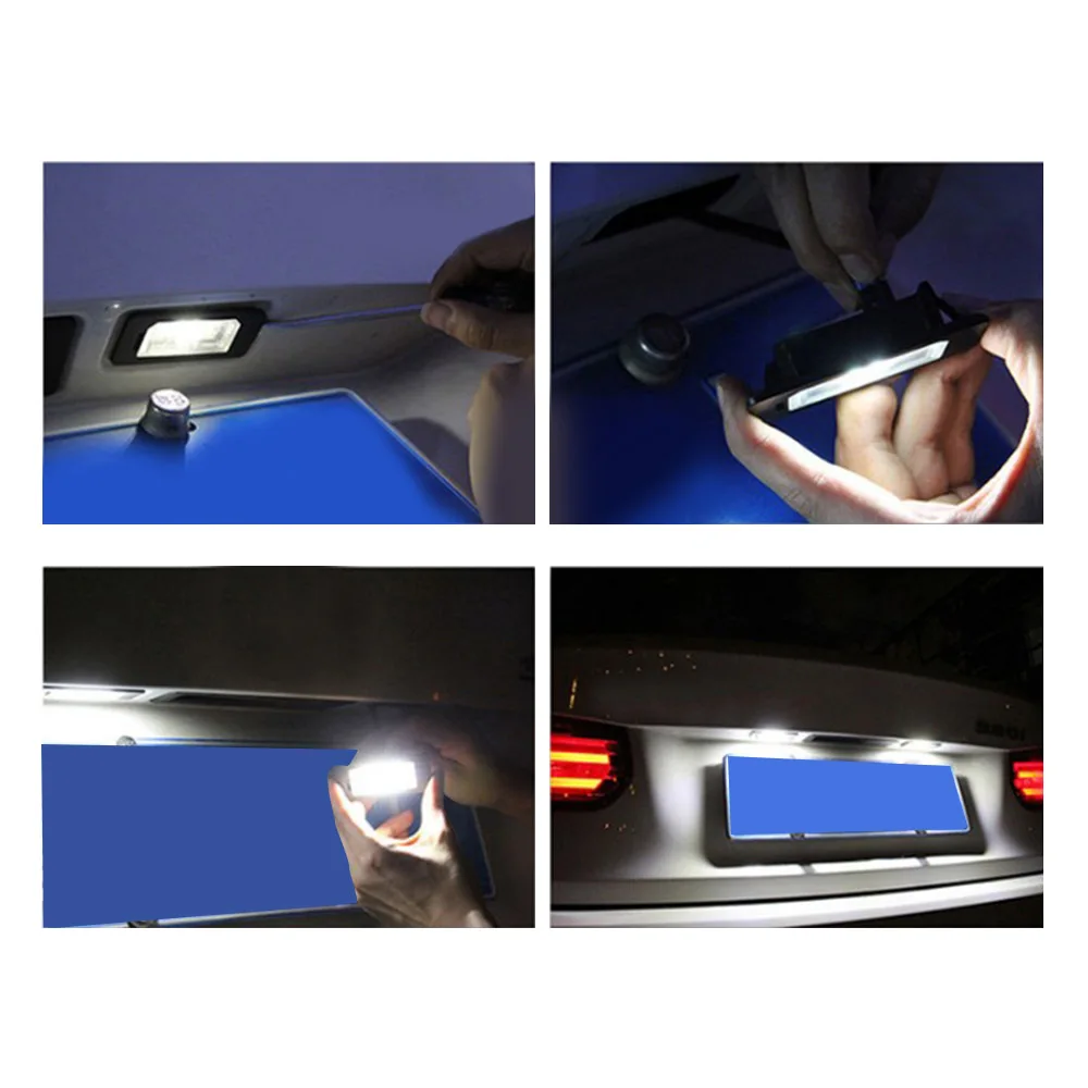 2x светильник ка номерного знака для Peugeot 207 308 Citroen Berlingo C2 C3 плуриэль Baujahr 2004 2009 C4 C5 C6