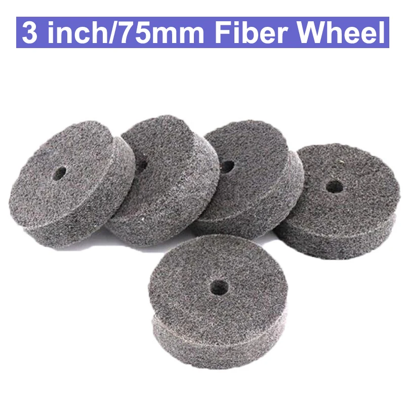 3" Inch 75mm Fiber Nylon Flap Grinding Wheel Non woven Unitized