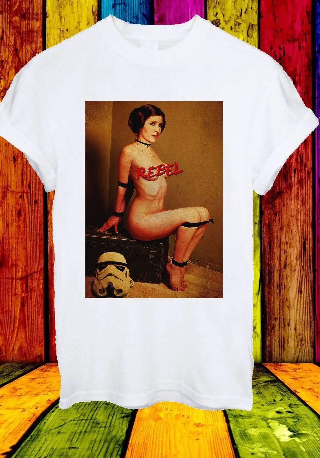 2019 модная сексуальная принцесса раб Leia Rebel Star Wars Force Art мужская футболка 748 с