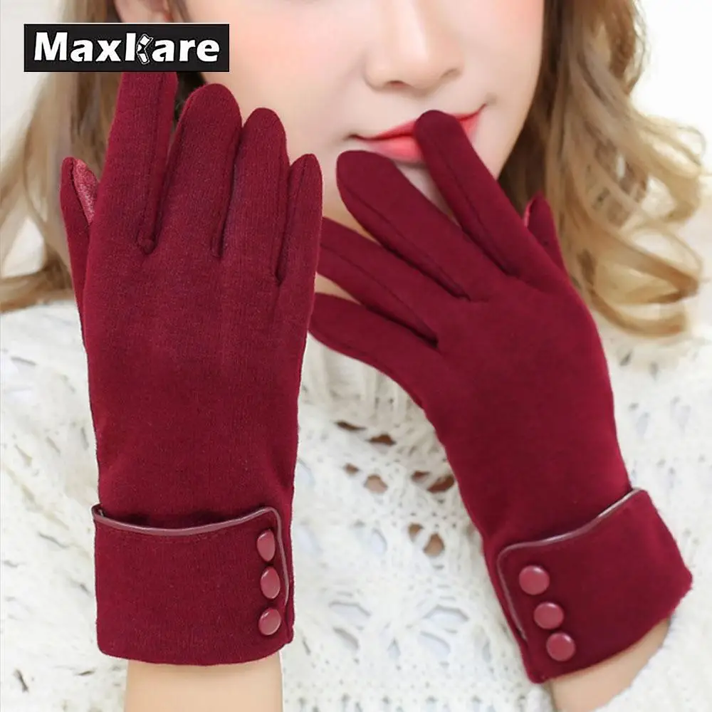 Женские флисовые перчатки для сенсорного экрана, теплые флисовые перчатки для мужчин, теплые рукавицы, полный палец, перчатки для велоспорта