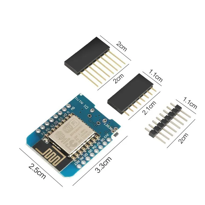 Беспроводной модуль Nodemcu V3 V2 Esp32 D1mini Lua Wifi макетная плата Esp8266 с антенной Pcb и usb-портом Esp-12e Ch340 Cp2102 - Цвет: D1 mini