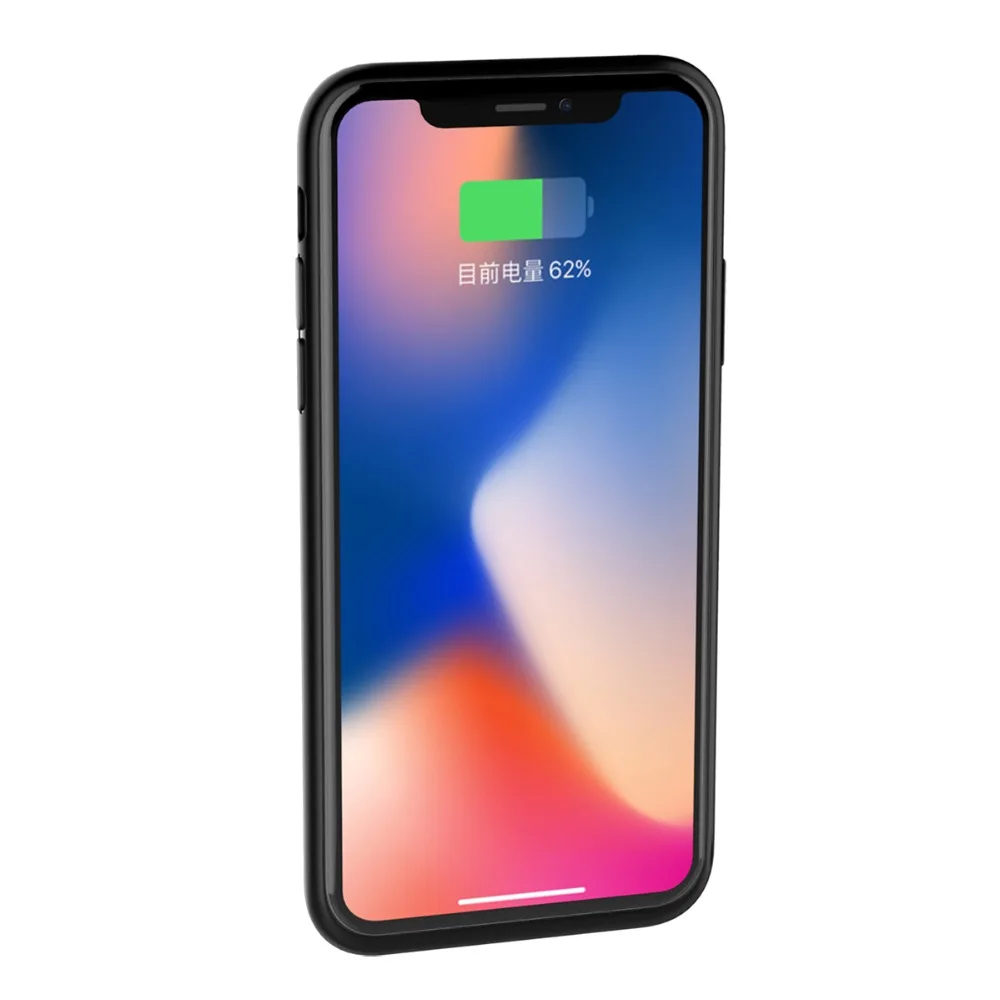 Тонкий чехол для зарядки аккумулятора 3800 мАч для iPhone X 10, внешний аккумулятор, чехол для зарядки для iPhone X 10, внешний аккумулятор, чехол для задней панели