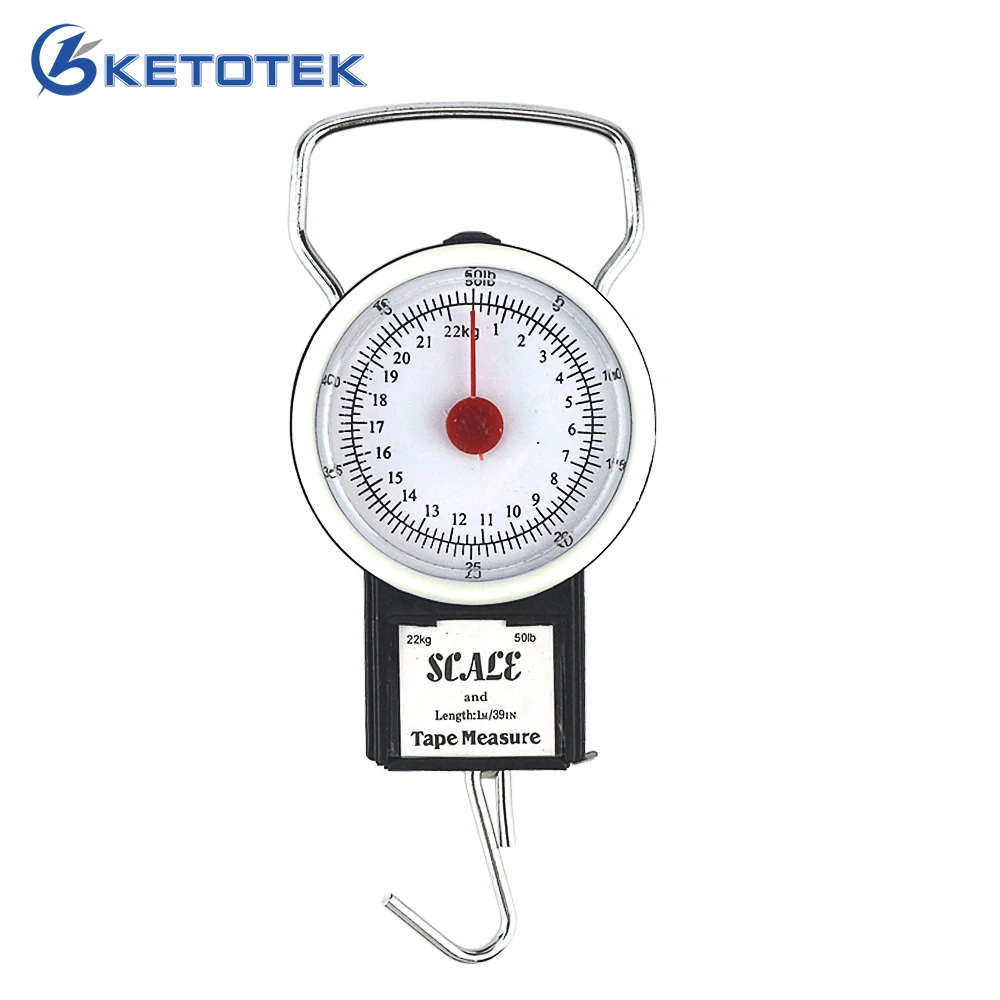 22kg Dial Luggage Scale Bag Weight Blance Baggage Suitcase Travel