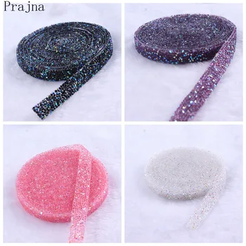 

Prajna Rhinestone Tape Resin Rhinestone For Craft Rhinestone Trim Chain Applique Artwork Wedding Dress Decoration Supplies 1Yard