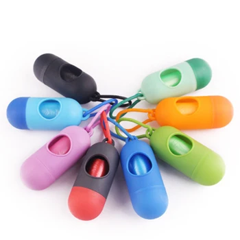 

1Pc Pet Garbage Bag Pick-up Bag Pick-up Bag Set Garbage Box Bullet Shape Dog Garbage Bag Easy To Carry