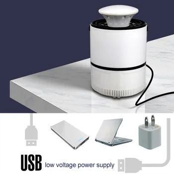 

Mosquito Killer LED Ultrasound Lamp USB Power Electronic Bug Zapper Fly Mosquito Killer Trap Light