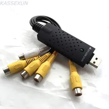 

4 CH USB2.0 Video audio capture, 25fps/4 ch, convert analog to digital for computer ,Free shipping