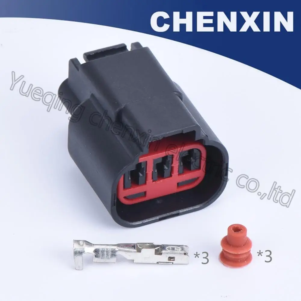 Black 3 pin waterproof auto connectors position sensor plug 1.5 femal ecrankshaft | Автомобили и мотоциклы