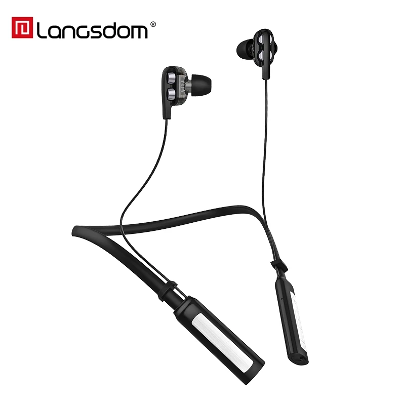 Online Auriculares inalámbricos Langsdom LD4S V4.2 auriculares deportivos Bluetooth con micrófono auriculares inalámbricos auriculares Bluetooth
