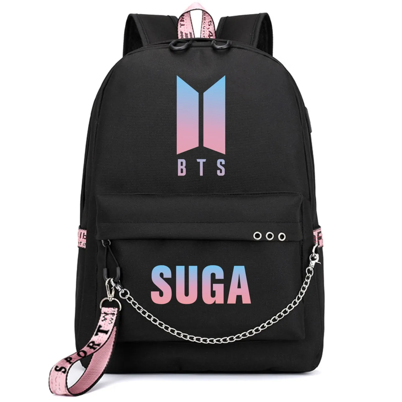 

New arrival Kpop BTS Backpack School Bag For Teenage Girls Travel Shoulder Backpack Fashion Women Daily Rucksack Mochila Escolar
