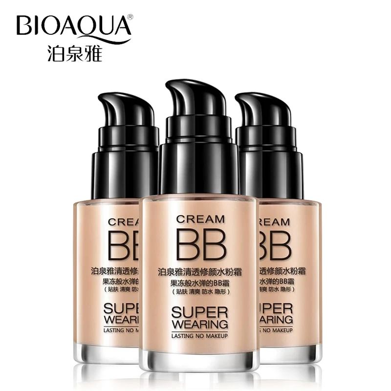 Бренд BIOAQUA BB крем база для макияжа естественный цвет лица Осветляющий