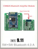 CSRA64215 APTXLL без потерь музыка Hifi Bluetooth 4,2 Усилитель мощности доска TWS двойной 5 Вт динамик аудио усилитель