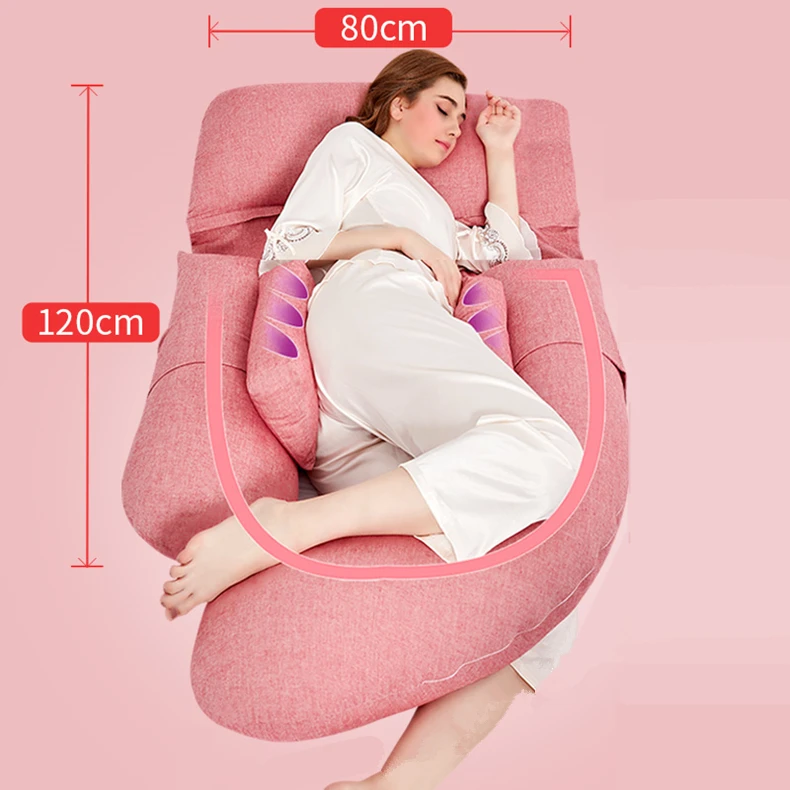 Регулируемые u-образные подушки для беременных женщин, боковые спальные подушки, постельные принадлежности, Подушка для беременных, поддерживающая талию