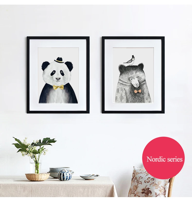 wooden frame photo frame set photo frame set decoration maison photo frame wall poster frame (8)