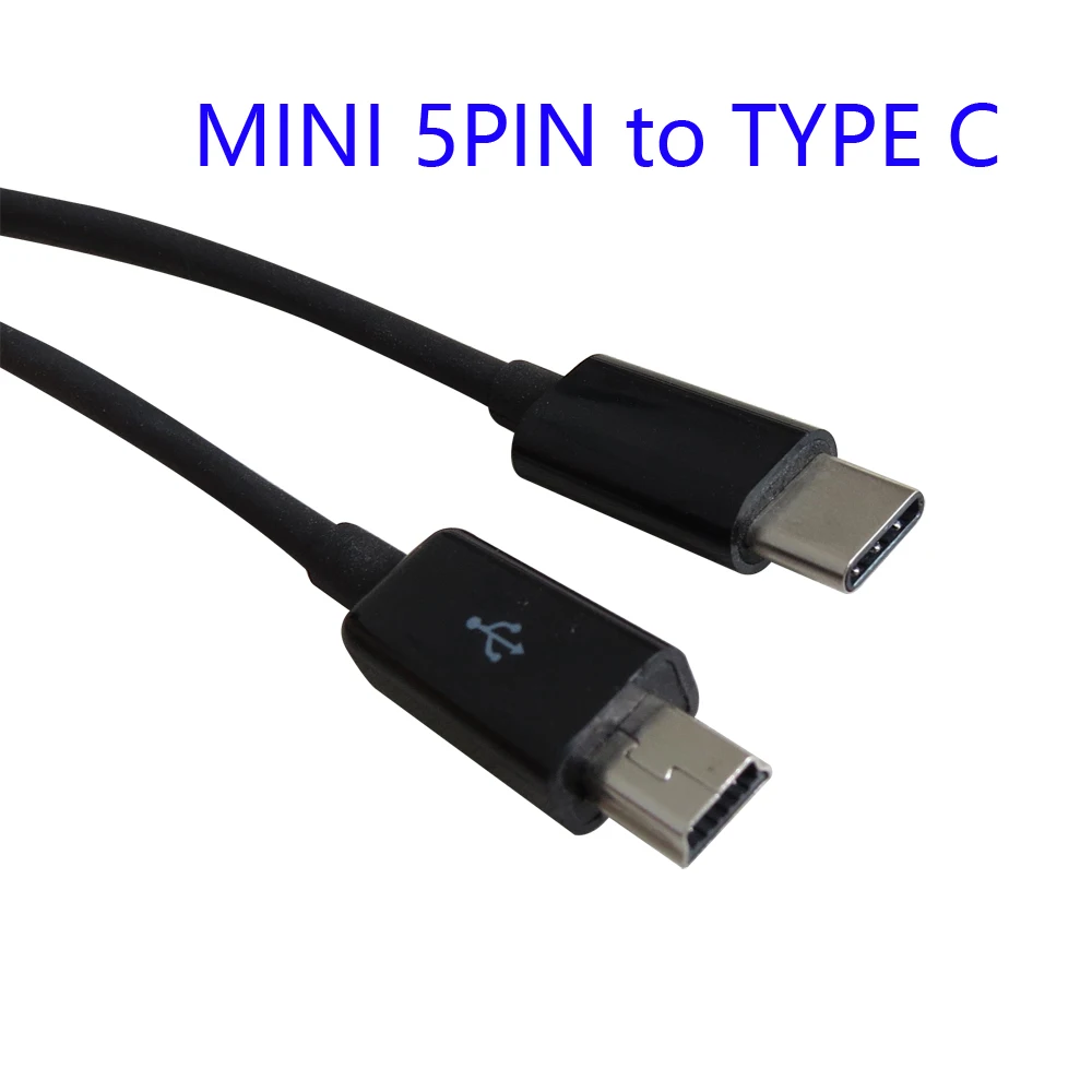 Usb type C к Mini USB кабель USB-C штекер к Mini-B Мужской адаптер 30 см