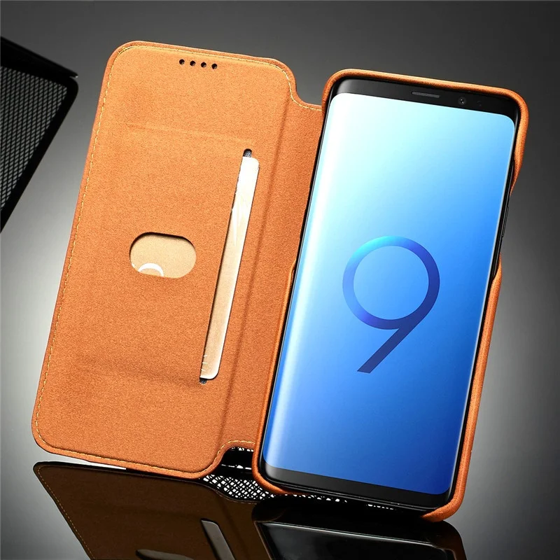 Роскошный кожаный чехол для samsung S8, S9 Plus, S7 Edge, Note 9, 8, откидной Чехол-Кошелек для iPhone X, 8, 7, 6, 6S Plus, для huawei P20 Pro Lite