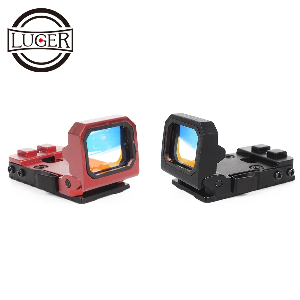 

LUGER Red Dot Sight Hunting Scope Tactical 9 Levels Brightness Holographic Red Dot Sight Reflex Optics For Glock Mounts