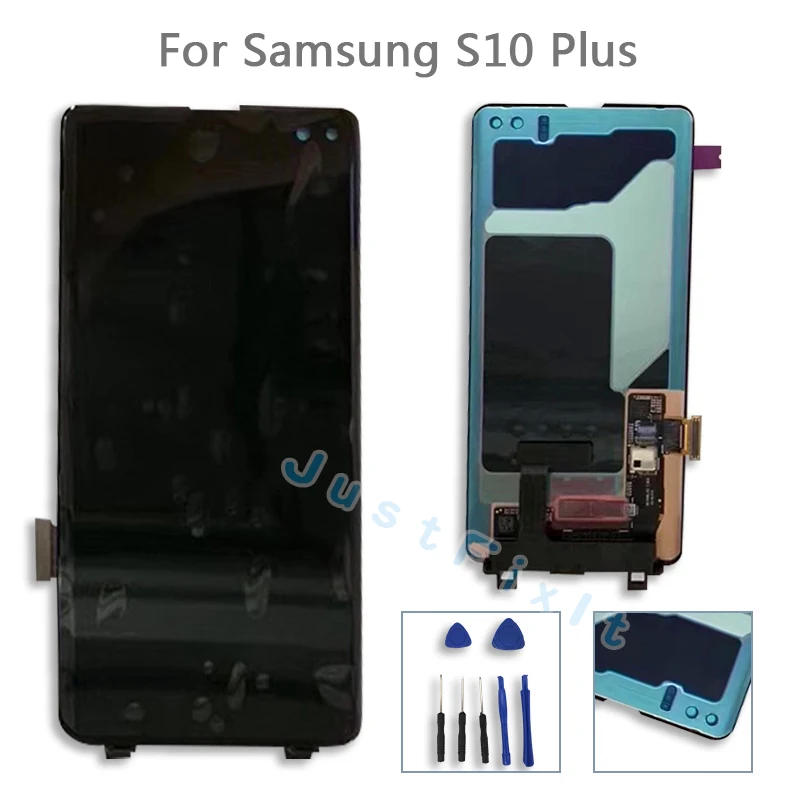 Super AMOLED для Samsung Galaxy S10 2019 G9750 ЖК-дисплей сенсорный экран дигитайзер Plus оригинал |