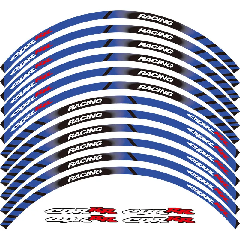 7 стилей наклейки для обода колеса мотоцикла 17 дюймов колеса для Honda Hornet CB400 CB599 CB600 CB750 CB900 CB919 CB1000R