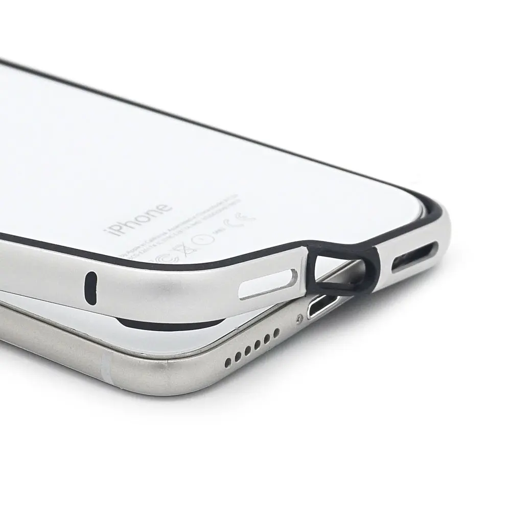 Для iPhone X бампер чехол Алюминиевый металлический каркас Силиконовый ТПУ чехол для iPhone XS Max XR 11 Pro противоударный чехол Аксессуары для телефонов