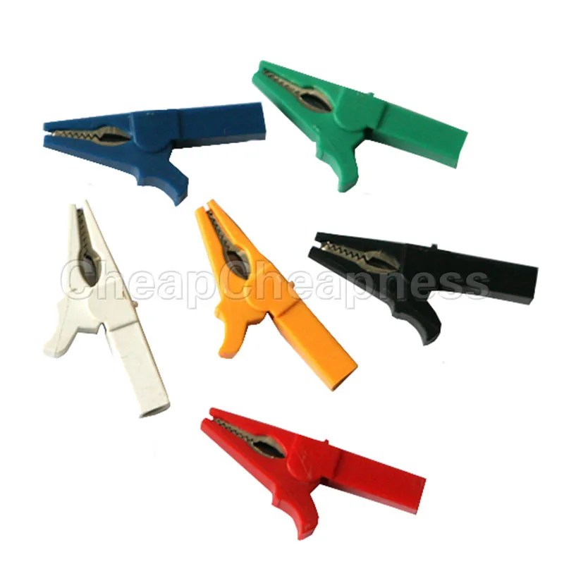 

1 PCS 55mm Alligator Clips Random Color Alligator Clips For 4mm Banana Plug High Quality Connectors Terminals Clips