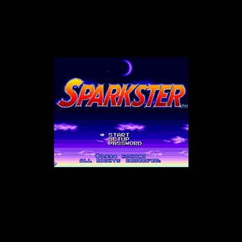 

Sparkster 16 bit Big Gray Game Card For NTSC Game Player Drop Shipping