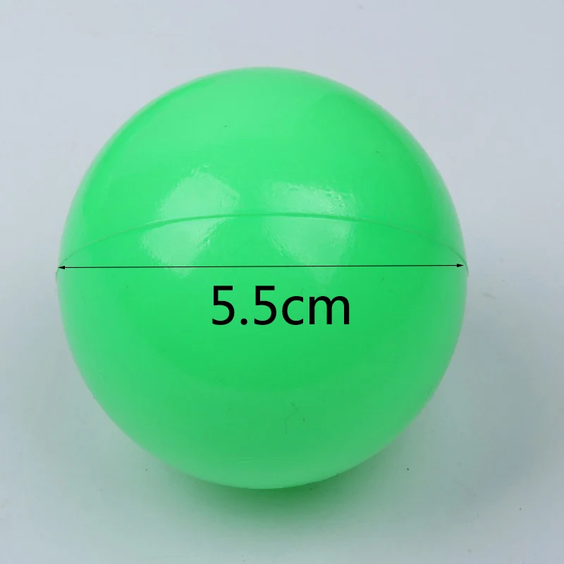 100 шт 5,5 см морской PE шар цветной детское игровое оборудование шар для плавания игрушка цвет случайный TY0081