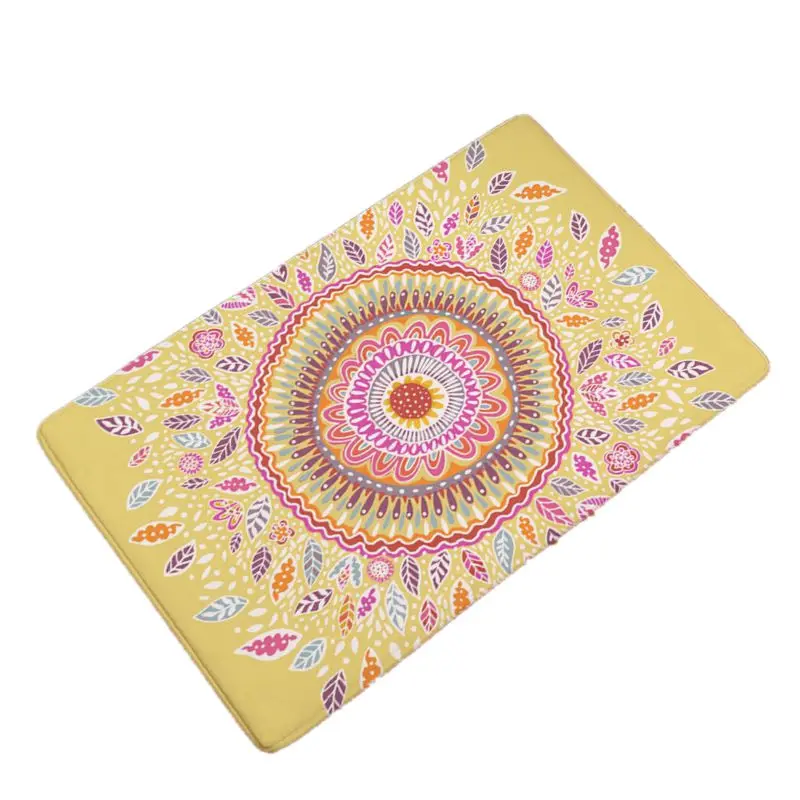 

Soft Flannel Rectangle Sun Flower Print Doormat Kitchen Floor Runner Non Slip Floor Mat Entry Mat Indoor Outdoor Area Rug