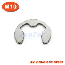 100 шт./лот DIN6799 M10 Нержавеющая сталь A2 E Стопорные Кольца стопорные кольца для валов