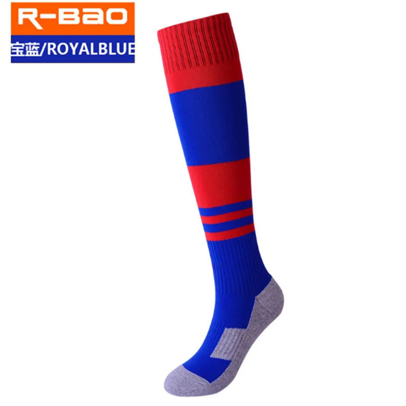 Детские футбольные носки(2 пары в партии) R-BAO/RB6606, хлопковые детские футбольные носки, носки для пешего туризма на открытом воздухе