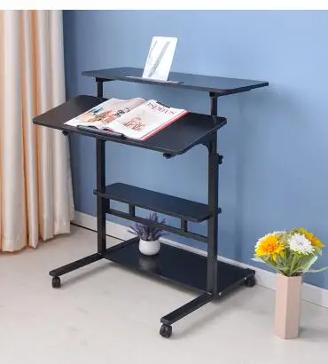 Can Move Up And Down To Rotate Bedside Table Multi Function