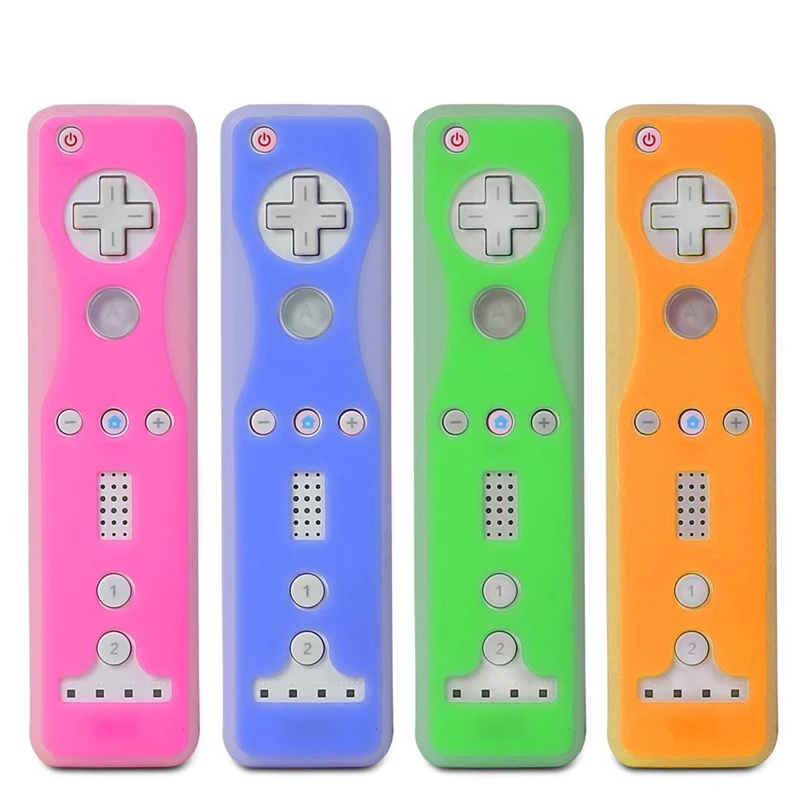 Double Color Silicone case For Wii Nunchucks Controller Protective