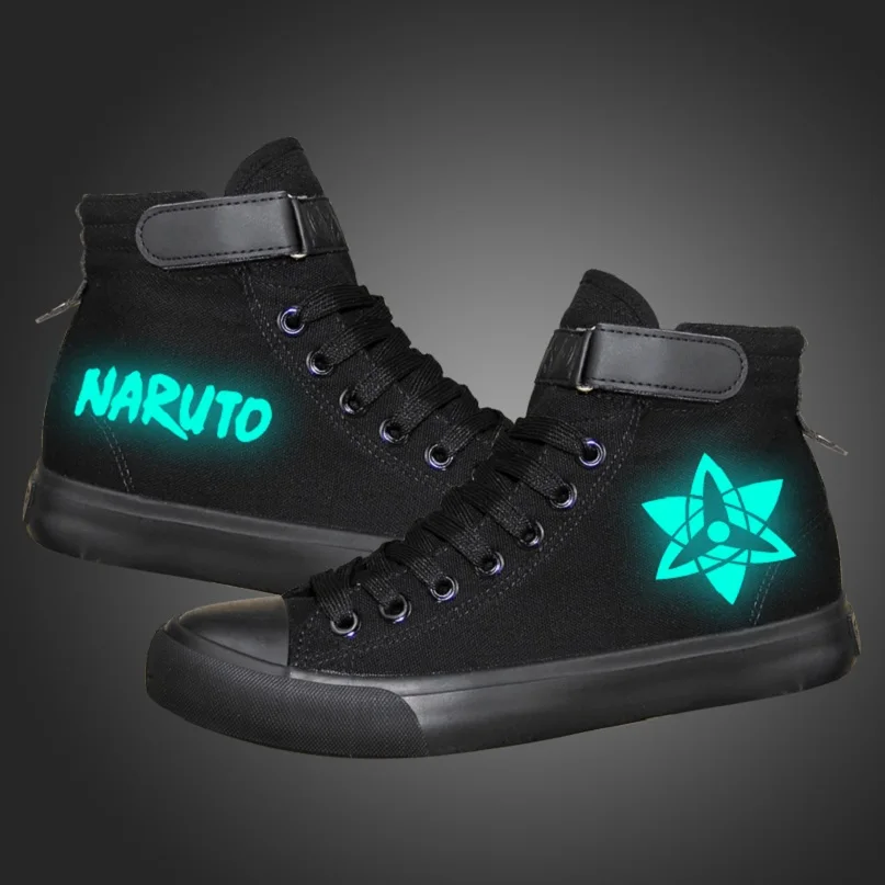 Unisex Anime Cos Kurama kyuubi Uzumaki Cosplay Canvas Shoes plimsolls | Тематическая одежда и униформа
