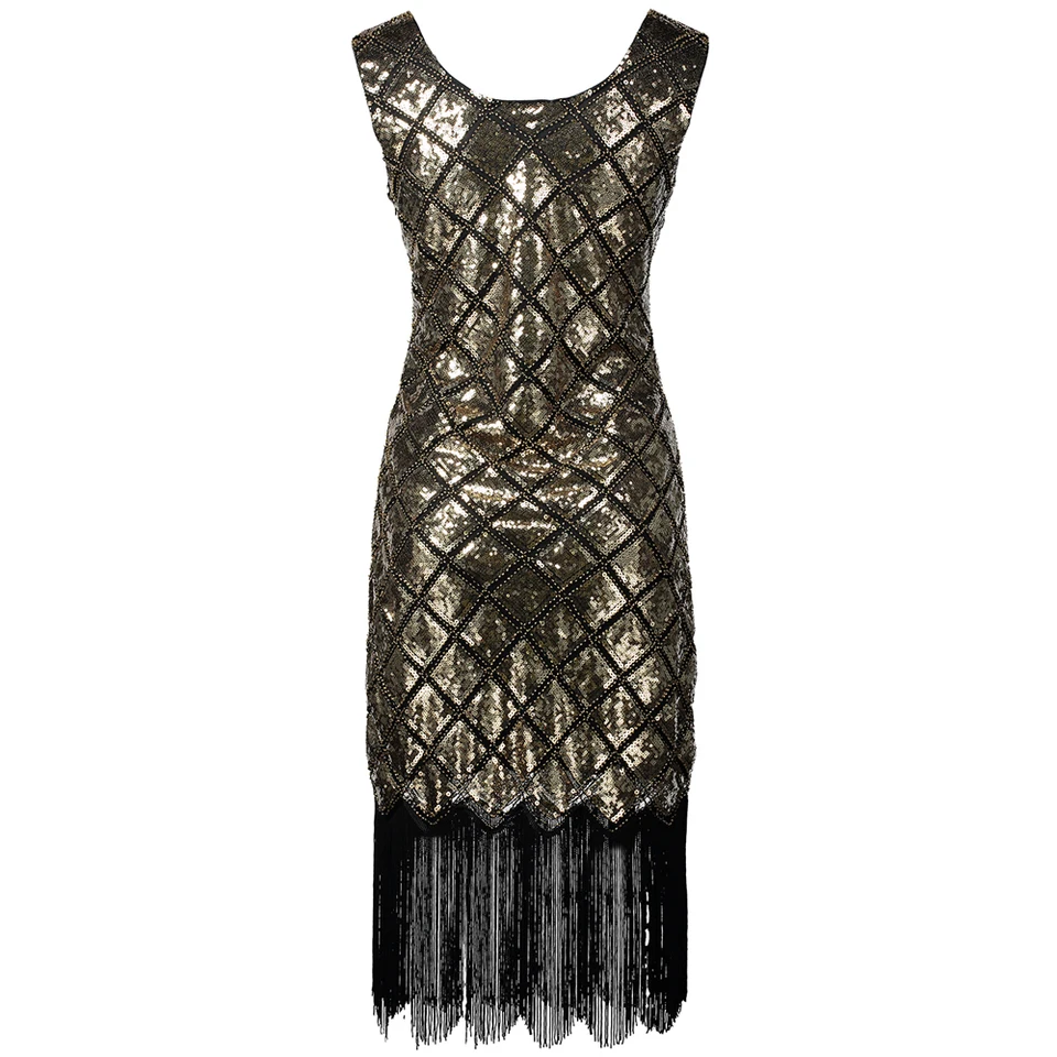 sparkly 1920s dress