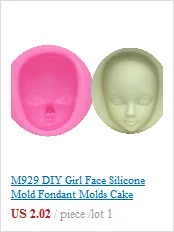 M0936 3D Baby Face силиконовая форма для украшения торта инструменты для помадки торта 3D форма пищевого силикона