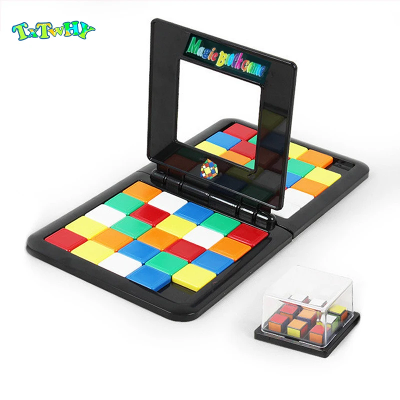 

Magic cube race game Parent-child Interaction Cube Desktop puzzle Funny Family Party Magic Cubes Toys puzzles For kids adults