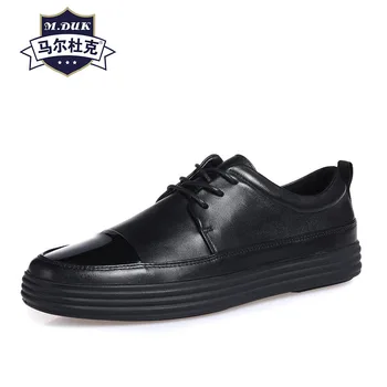 

Genuine Leather casual men's shoes breathable all-match cowhide business shoes men spring autumn summer Lace-Up Men Dress Shoes