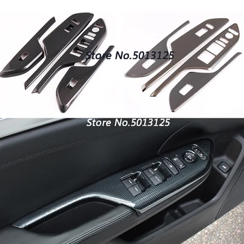 

Auto Door Window Glass Panel Armrest Lift Switch Button Trim Frame For Honda Civic 10th 2017 2018 2019 Car Stylings