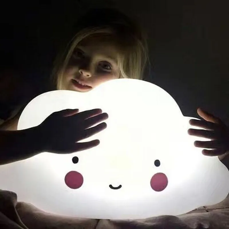 

Large Cloud Lights Nordic Explosion Creative Children's Bedroom Voice-activated Touch Night Light Gift Table Lamp Nightlight