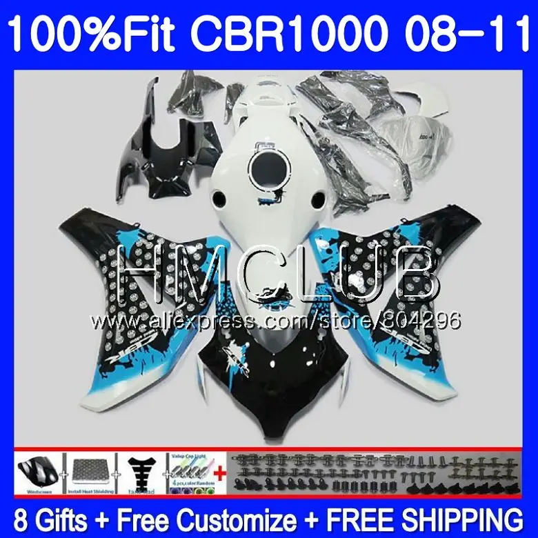

Injection For HONDA CBR1000 RR CBR1000RR 08 09 10 11 70HM.9 CBR 1000 RR CBR 1000RR Graffiti blue 2008 2009 2010 2011 Fairing kit
