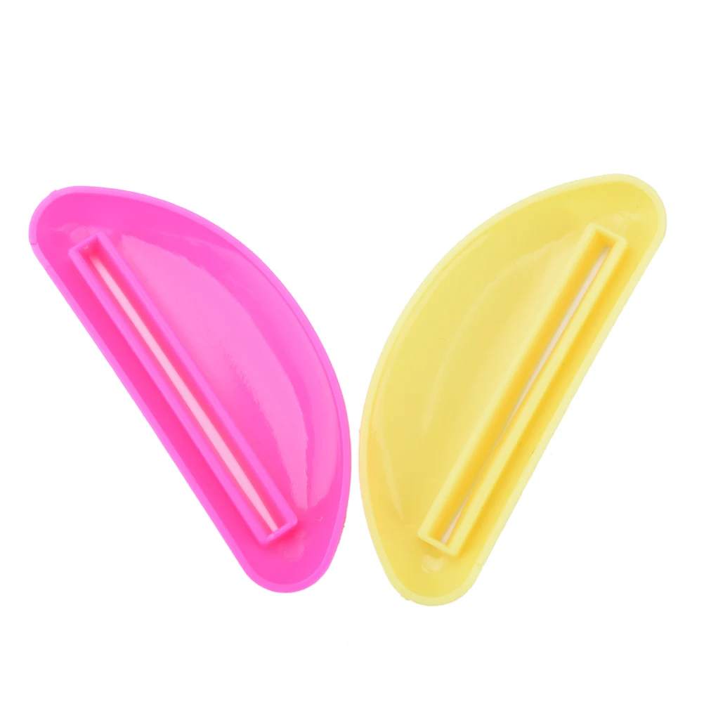 2Pcs/Set Bathroom accessories Plastic Tube Cream Squeezer Toothpaste Dispenser Bathroom Tube Dispenser Squeezing Tool