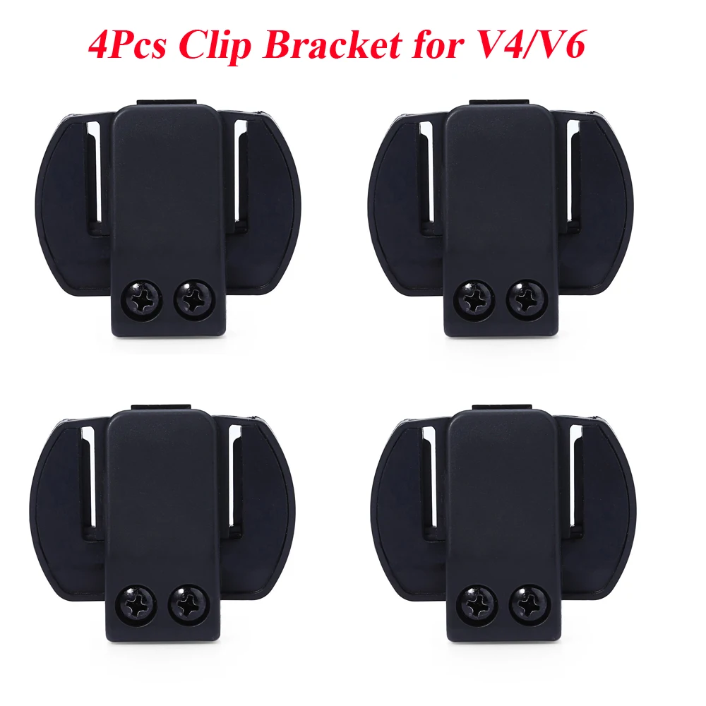 4Pcs Helmet Clip Bracket Bluetooth Motorcycle Helmet Headset Bracket Clip Accessories