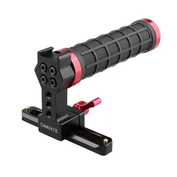 

CAMVATE Quick Release Handle Nato Rail Handgrip Top Handle with 100mm NATO Rail For Camera CANON NIKON C1498
