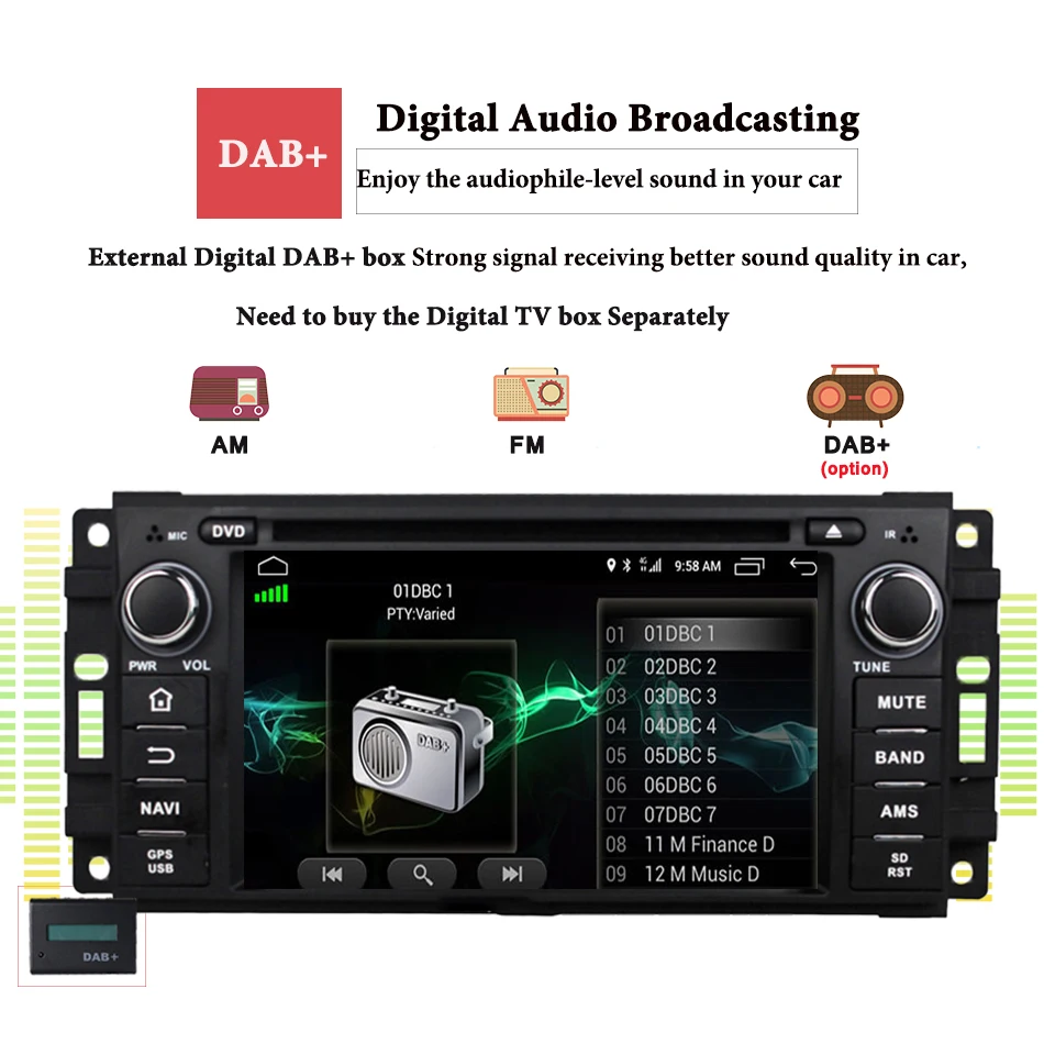 Clearance Android 9.0 Car DVD Player GPS Stereo for JEEP Wrangler Compass Patriot Grand Cherokee Commander Dodge with Radio Cassette 3 Clearance Android 9.0 Car DVD Player GPS Stereo for JEEP Wrangler Compass Patriot Grand Cherokee Commander Dodge with Radio Cassette 3