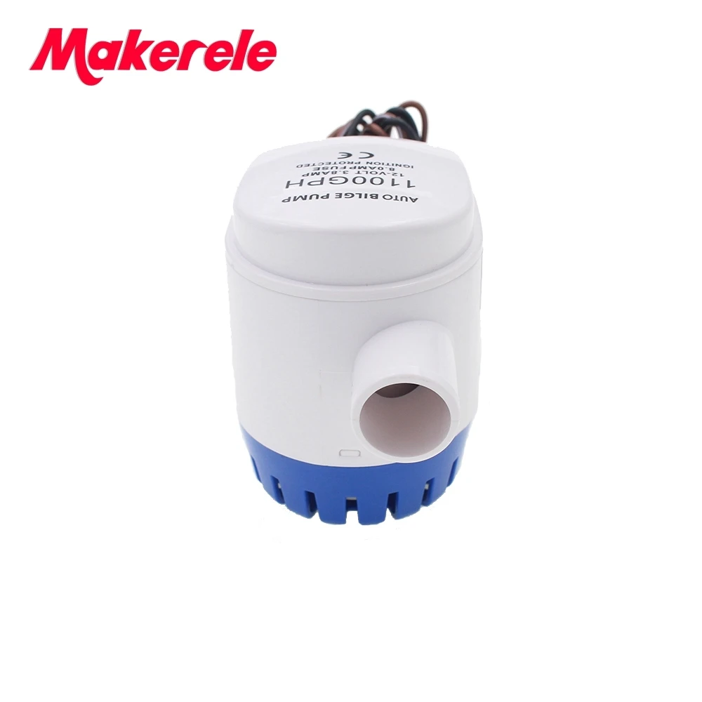 

Free shipping,DC 12V/24V 1100GPH Automatic bilge pump,submersible boat water pump,electric pump for boats.Bilge Pump 12v