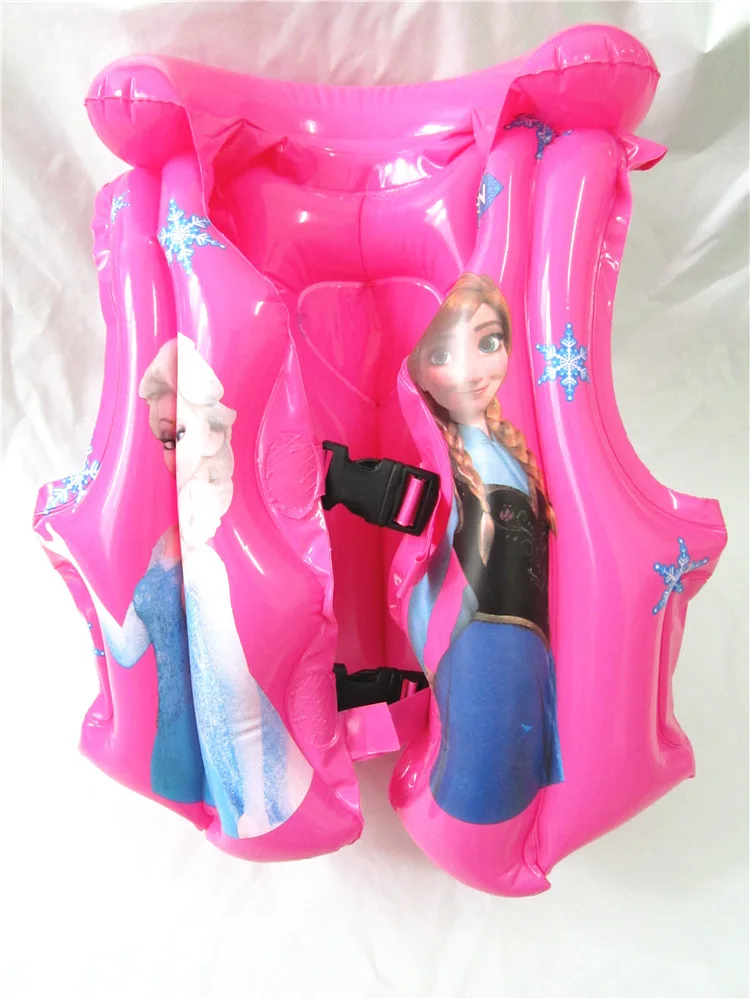 Child Safety thick PVC inflatable life jacket swimsuit swim Vest Kids