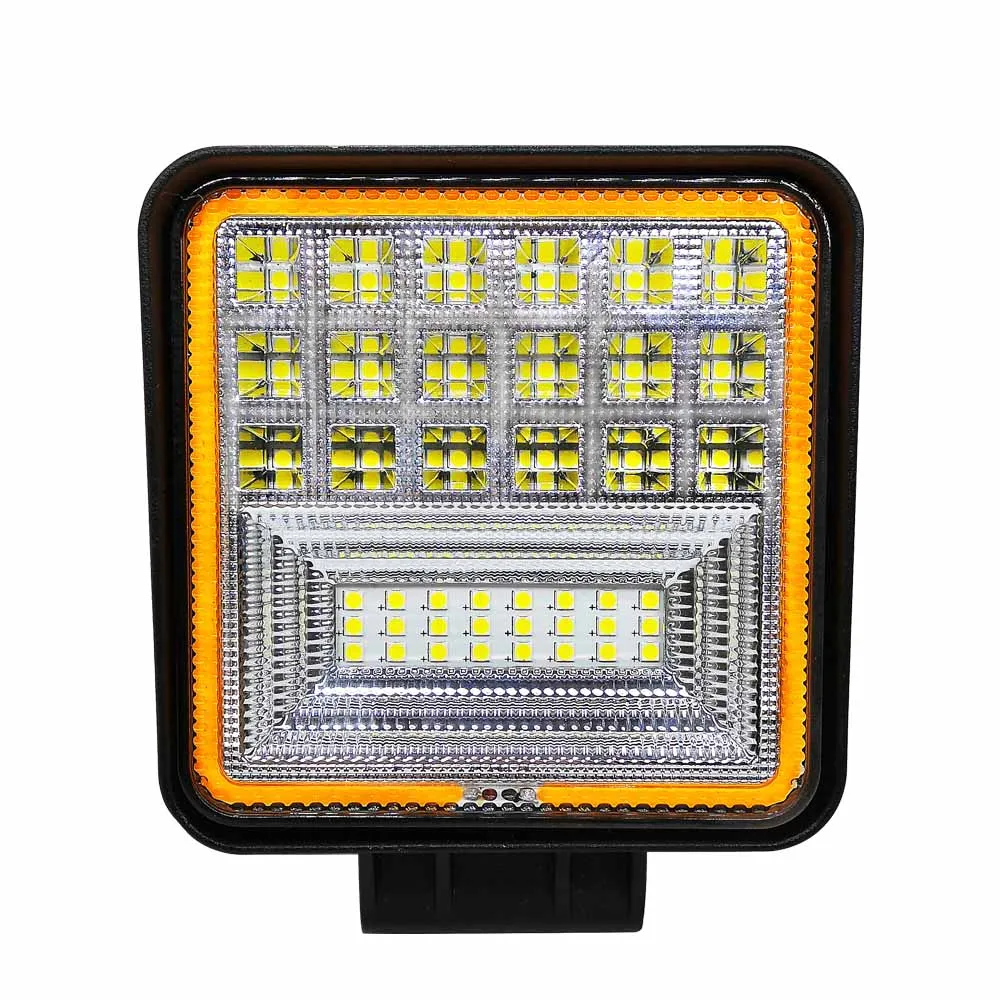 Армейский зеленый Легкий рабочий свет Faros 4x4 аксессуары внедорожный светодиодный свет барное освещение внедорожный Барра светодиодный светильник 252 Вт 3000 К 4300 К 6000 К для УАЗ - Цвет: Армейский зеленый